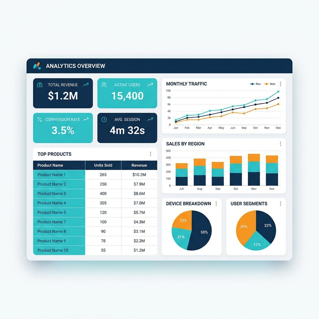 Analytics Dashboard Visualization